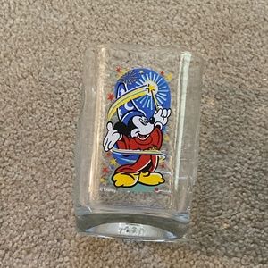 Mcdonald's Walt Disney World 2000 Celebration Glass Cup Epcot Center